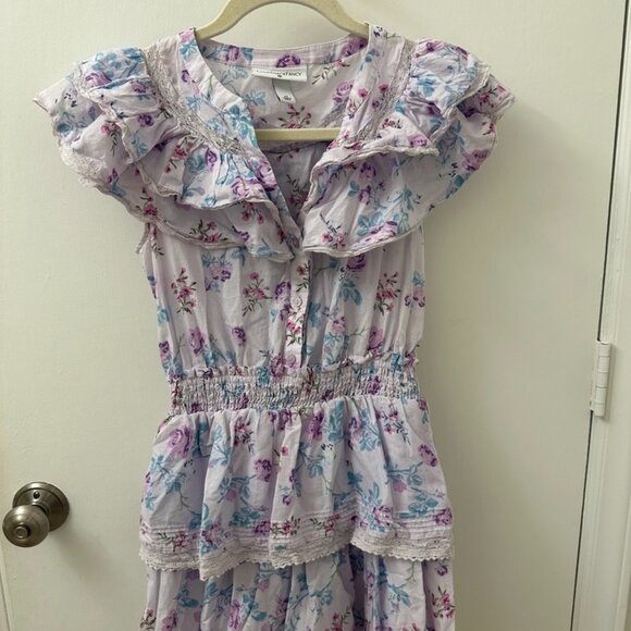 Love Shack Fancy x Target Lavender Ruffle Dress XS - Picture 2 of 5